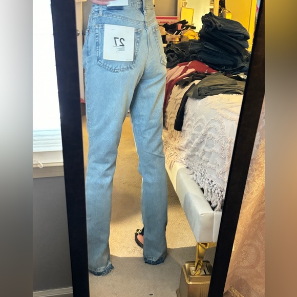 RE/DONE 70’s High Rise Skinny Bootcut Jean - Picture 11 of 12